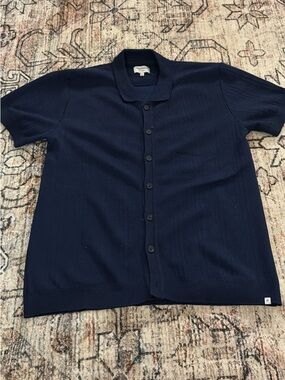 Precedent Los Angeles Button Down Sweater XL